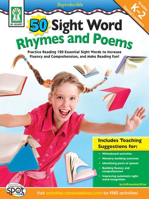 cover image of 50 Sight Word Rhymes and Poems, Grades K - 2